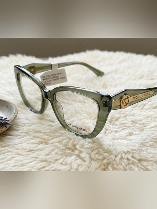 Michael Kors Accessories - Michael Kors Dervio Women's Translucent Green Acetate MK Logo Frame